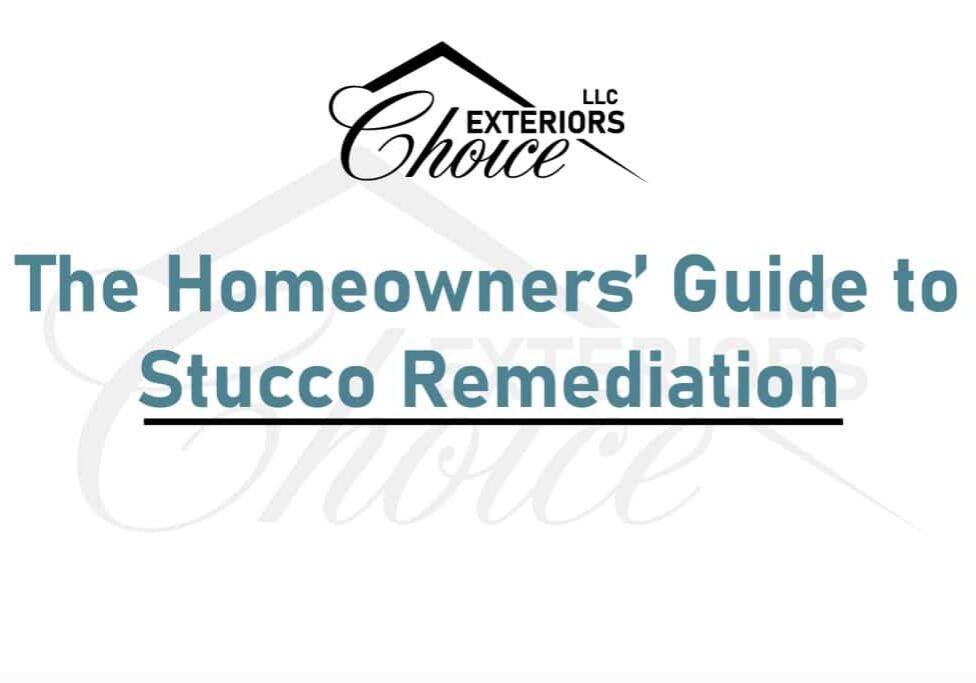 homeowner's guide to stucco remediation